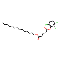 Glutaric acid, 2,3,6-trichlorophenyl tetradecyl ester