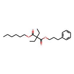 Diethylmalonic acid, hexyl 3-phenylpropyl ester