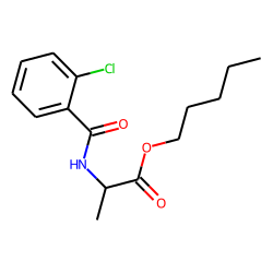 D-Alanine, N-(2-chlorobenzoyl)-, pentyl ester