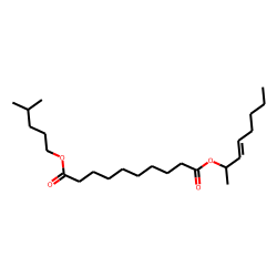 Sebacic acid, isohexyl oct-3-en-2-yl ester