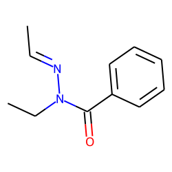 Ethanal ethylhydrazone, N-benzoyl