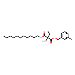 Diethylmalonic acid, 3-methylbenzyl undecyl ester