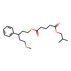Glutaric acid, isobutyl 5-methoxy-3-phenylpentyl ester