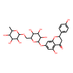5-Hydroxy-2-(4-hydroxyphenyl)-4-oxo-3,4-dihydro-2h-chromen-7-yl 6-o-(6-deoxyhexopyranosyl)hexopyranoside