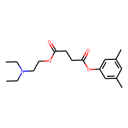 Succinic acid, 3,5-dimethylphenyl N,N-diethyl-2-aminoethyl ester