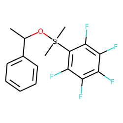 1-Phenylethanol, dimethylpentafluorophenylsilyl ether