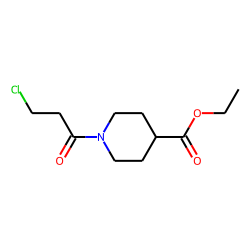 Isonipecotic acid, N-(3-chloropropionyl)-, ethyl ester