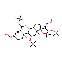 6«beta»-Hydroxycortisol, bis-MO-tetra-TMS, syn