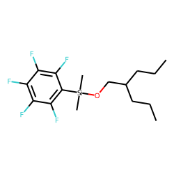 2-Propylpentanol, dimethylpentafluorophenylsilyl ether