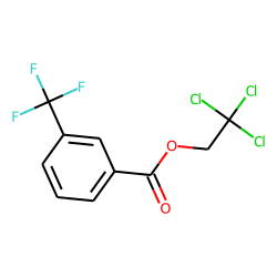 3-Trifluoromethylbenzoic acid, 2,2,2-trichloroethyl ester