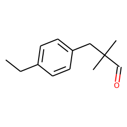 p-ethyl-«alpha»,«alpha»-dimethyl hydrocinnamic aldehyde