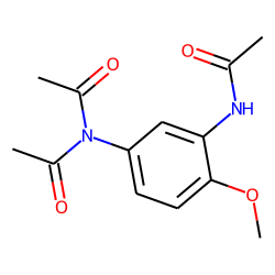 4-Methoxybenzene-1,3-diamine, N1,N1,N3-triacetyl-