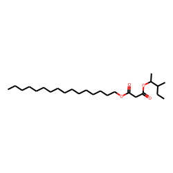 Malonic acid, hexadecyl 3-methylpent-2-yl ester