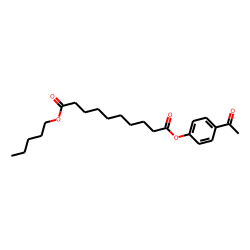 Sebacic acid, 4-acetylphenyl pentyl ester
