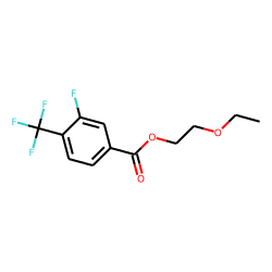 3-Fluoro-4-trifluoromethylbenzoic acid, 2-ethoxyethyl ester