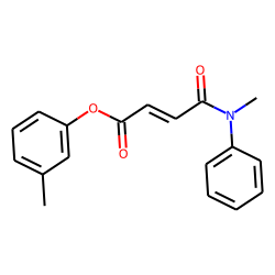 Fumaric acid, monoamide, N-methyl-N-phenyl-, 3-methylphenyl ester