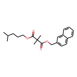 Dimethylmalonic acid, isohexyl 2-naphthylmethyl ester