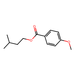 4-Methoxybenzoic acid, 3-methylbutyl ester