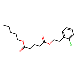 Glutaric acid, 2-(2-chlorophenyl)ethyl pentyl ester