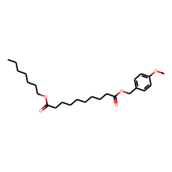 Sebacic acid, heptyl 4-methoxybenzyl ester