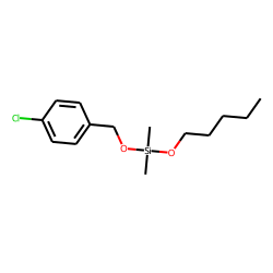 Silane, dimethyl(4-chlorobenzyloxy)pentyloxy-
