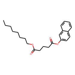 Glutaric acid, 2-naphthyl octyl ester