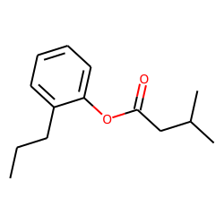 Isovaleric acid, 2-propylphenyl ester