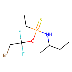 O-(2-Bromo-1,1-difluoroethyl)-N-(1-methylpropyl)amidoethanethionophosphonate