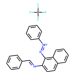 2-Naphthylamine, n-benzylidene-1-(phenylazo)-, hydrogen tetrafluoroborate