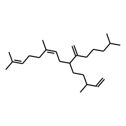 2,6,14-Trimethyl-10-methylene-9-(3-methyl-pent-4-enyl)-pentadeca-2,6-diene
