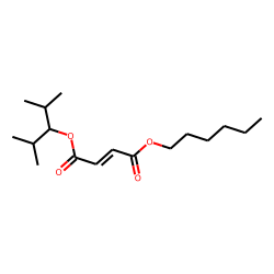 Fumaric acid, 2,4-dimethylpent-3-yl hexyl ester