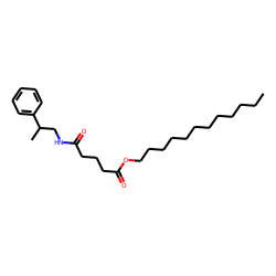 Glutaric acid, monoamide, N-(2-phenylpropyl)-, dodecyl ester