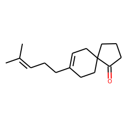8-(4-Methylpentene-3-yl) spiro[4.5]decene-7-one-1