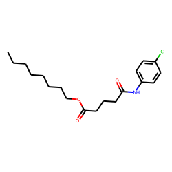 Glutaric acid, monoamide, N-(4-chlorophenyl)-, octyl ester