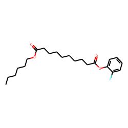 Sebacic acid, 2-fluorophenyl hexyl ester