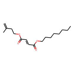 Fumaric acid, 3-methylbut-3-enyl octyl ester