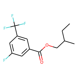 3-Fluoro-5-trifluoromethylbenzoic acid, 2-methylbutyl ester