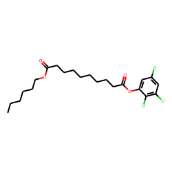 Sebacic acid, hexyl 2,3,5-trichlorophenyl ester