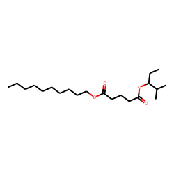 Glutaric acid, decyl 2-methylpent-3-yl ester
