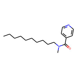 Isonicotinamide, N-decyl-N-methyl-