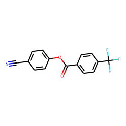 4-Trifluoromethylbenzoic acid, 4-cyanophenyl ester