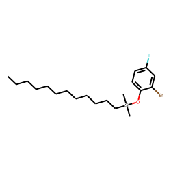 1-Bromo-3-fluoro-6-dimethyl(dodecyl)silyloxybenzene