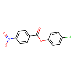 4-Nitrobenzoic acid, 4-chlorophenyl ester