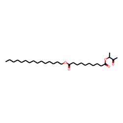 Sebacic acid, 3-oxobut-2-yl pentadecyl ester