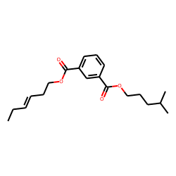 Isophthalic acid, isohexyl trans-hex-3-enyl ester