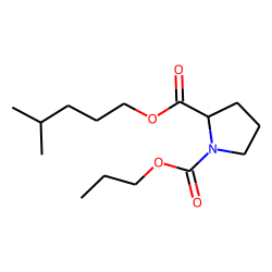 d-Proline, n-propoxycarbonyl-, isohexyl ester