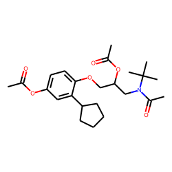 Penbutolol hydroxy, acetylated