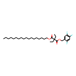 Diethylmalonic acid, octadecyl 2,4,5-trifluorobenzyl ester