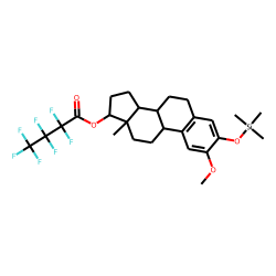 1,3,5(10)-Oestratriene-2-methoxy-3,17«beta»-diol, 3-TMS-17-HFB
