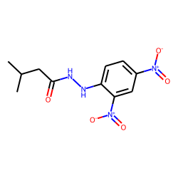 Isovaleric acid, 2-(2,4-dinitrophenyl) hydrazide